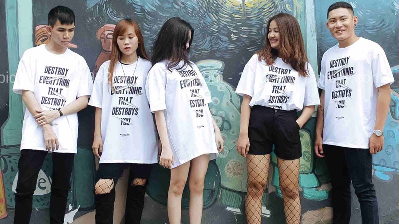 Áo thun nhóm đẹp rẻ