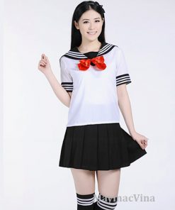 đồng phục học sinh nữ trung học đep
