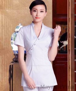 đồng phục lễ tân spa