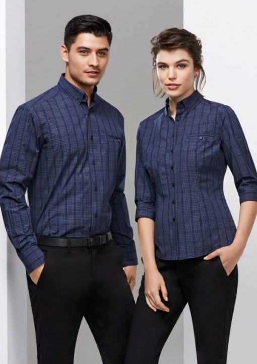 Áo sơ mi đồng phục nam nữ 303